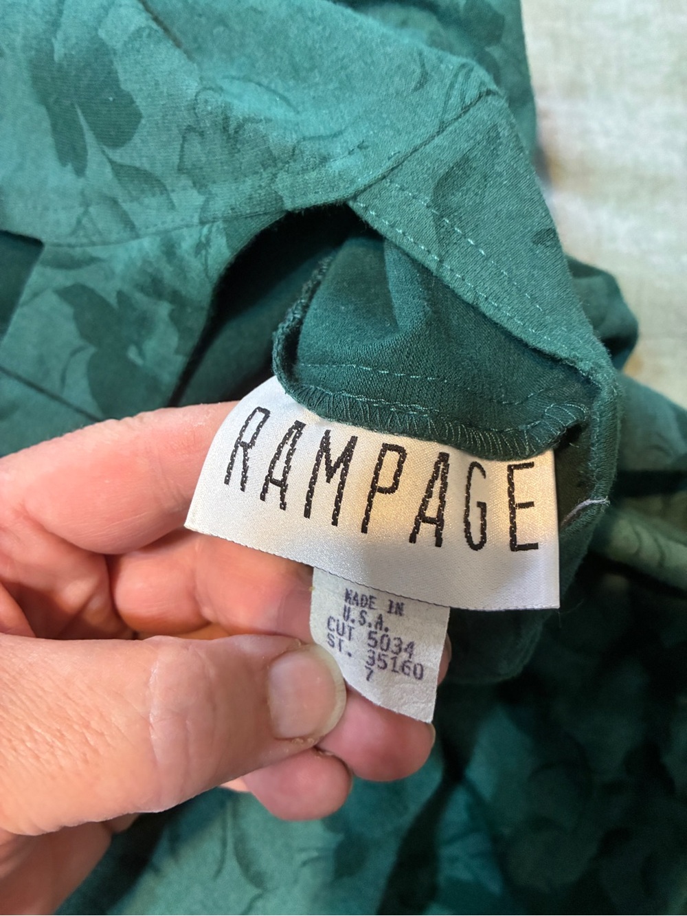Vintage 90s/y2k Rampage Long Sleeve X Back Sweetheart Skater Dress - Picture 10 of 10